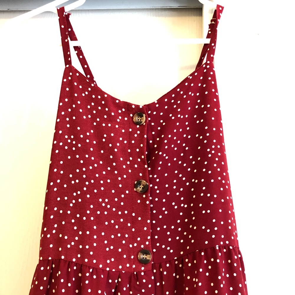Red polka dot dress - Picture 2 of 5